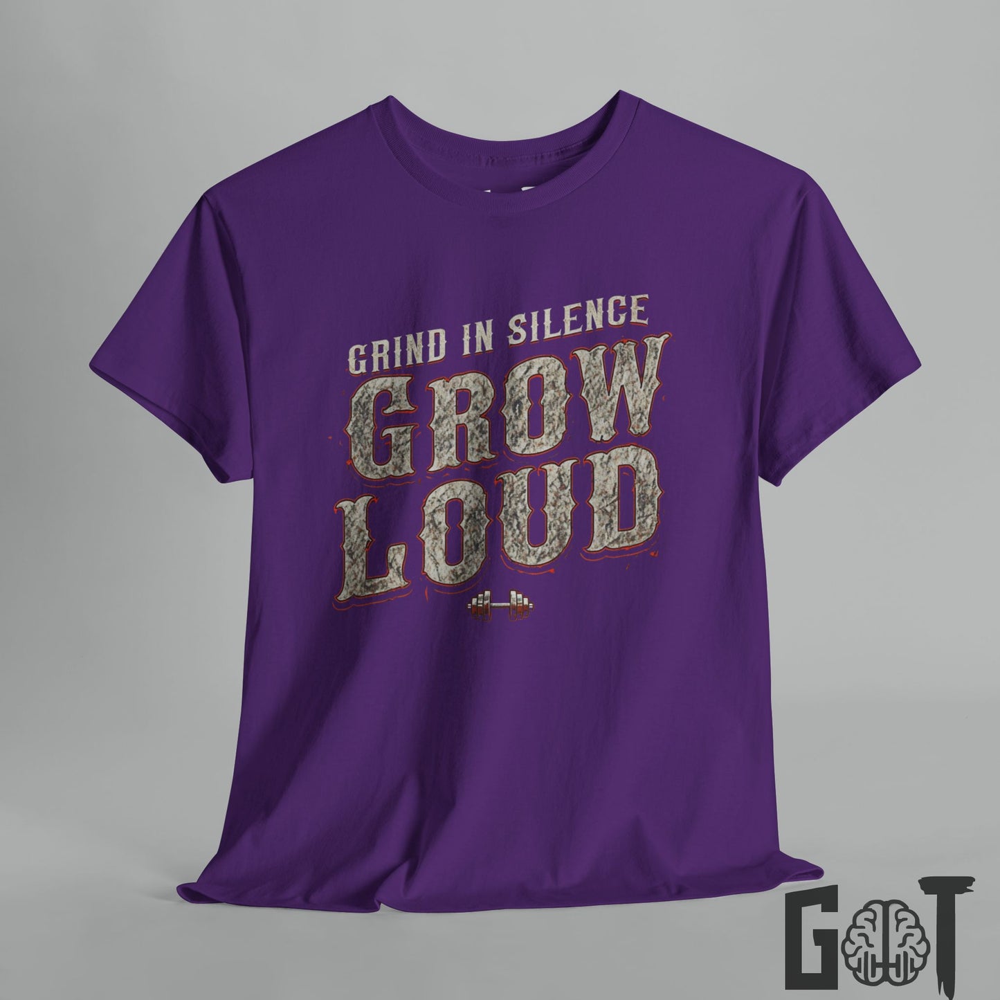 "Grind in Silence" Motivational T‑Shirt