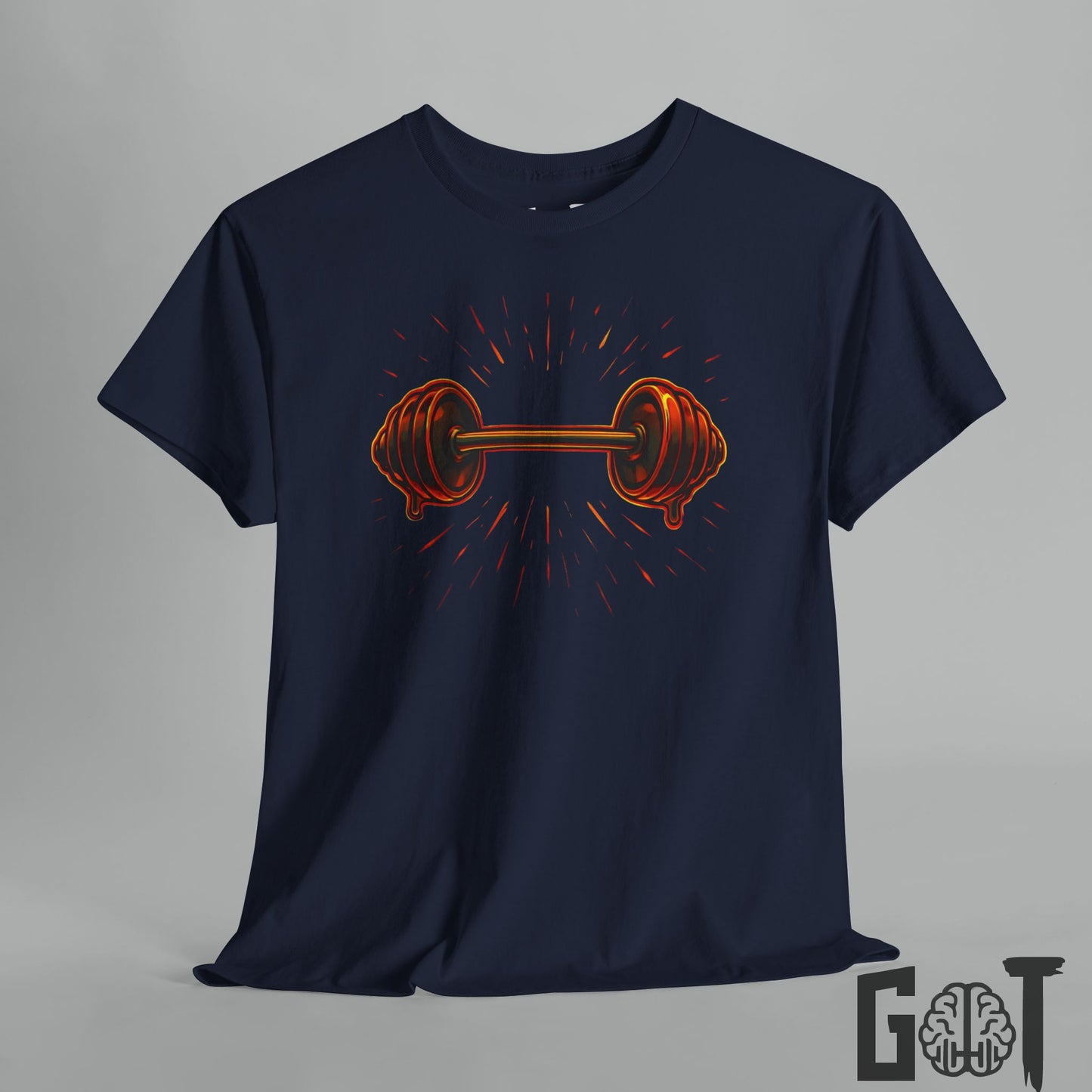 Fiery Weightlifting Gym Tee