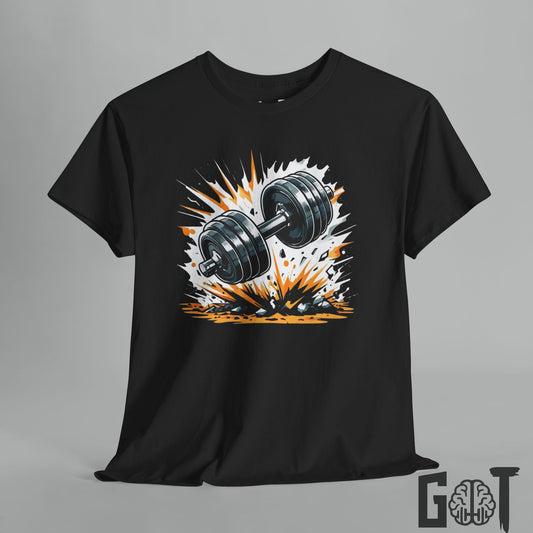 Dumbbell Explosion  Workout Tee