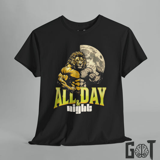 Lion Gym Tee – Hustle Hard tee