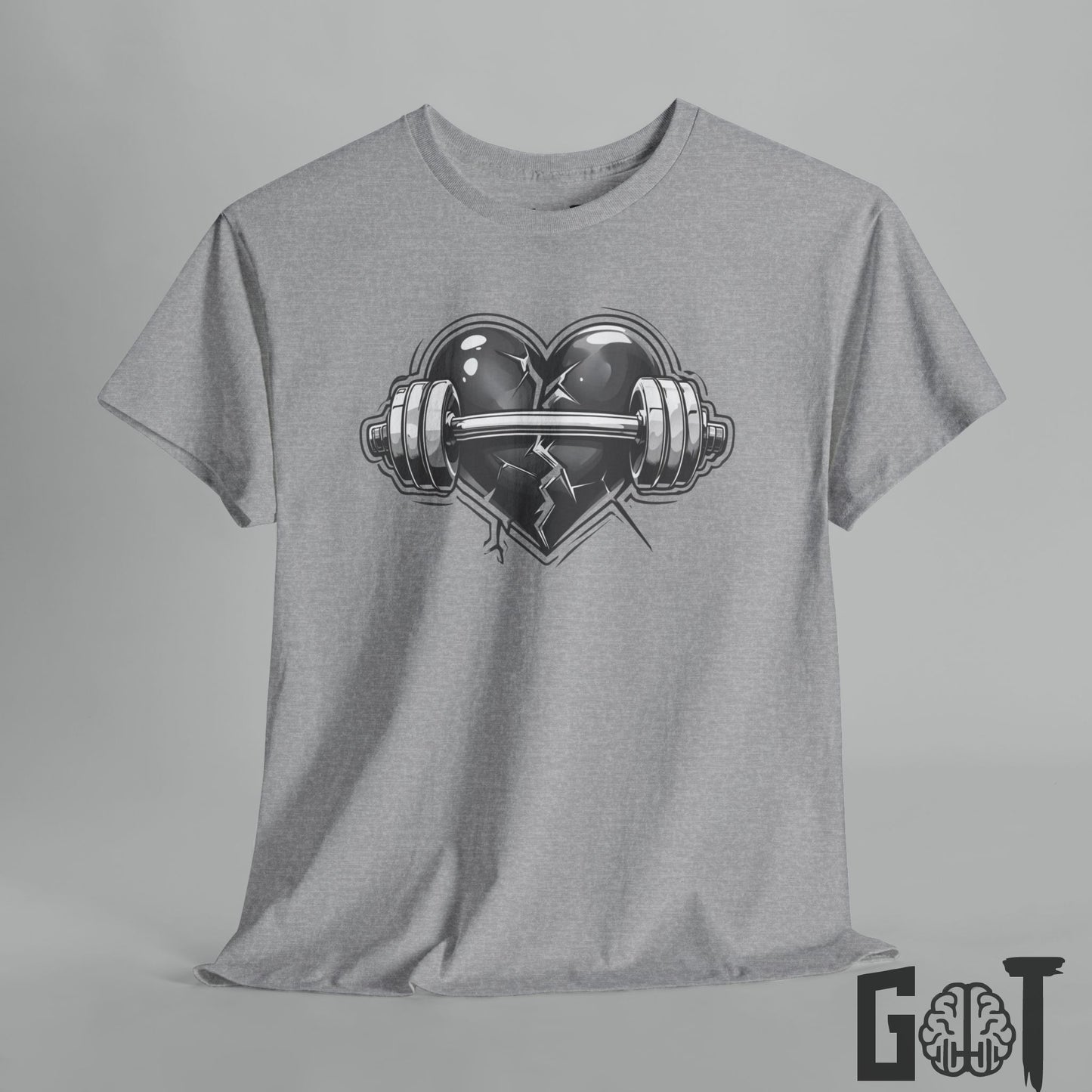 Broken Heart Gym Motivation Tee