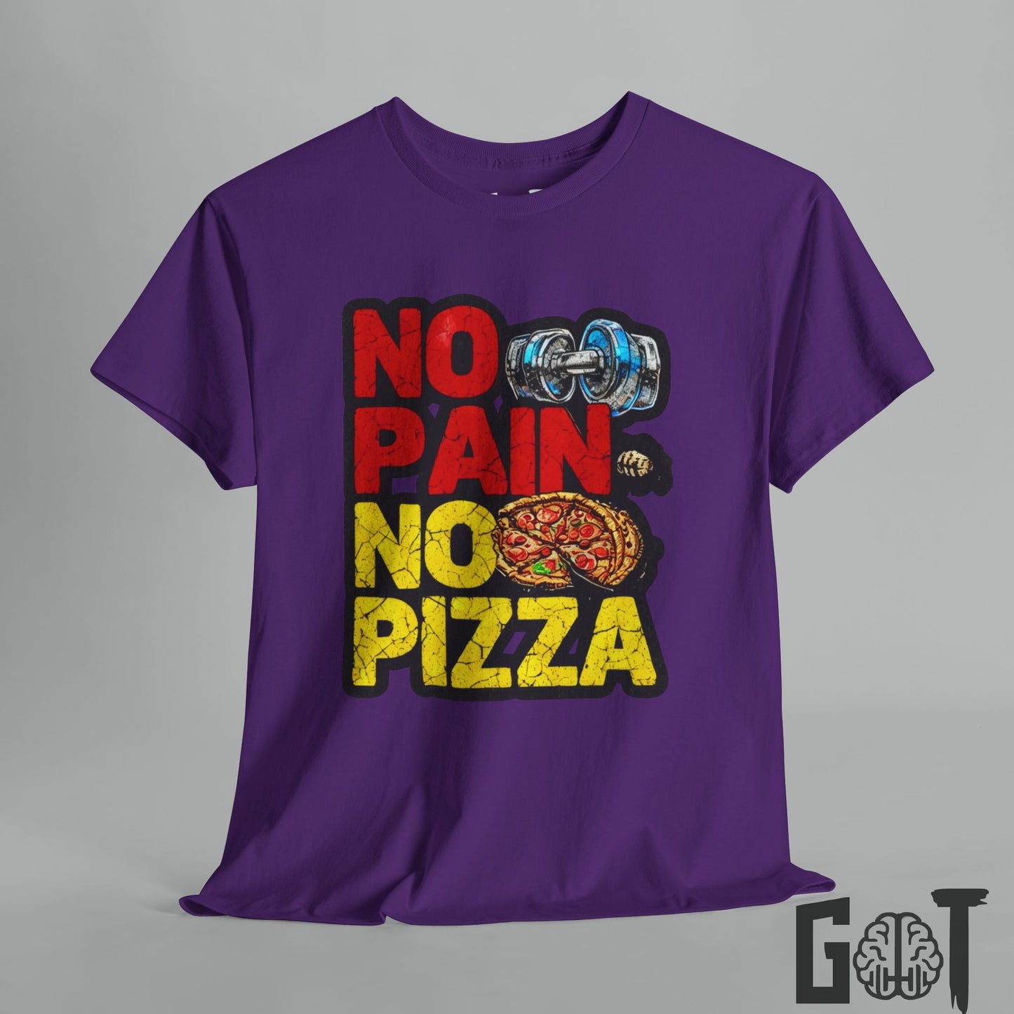 Funny Gym & Pizza Workout T-Shirt