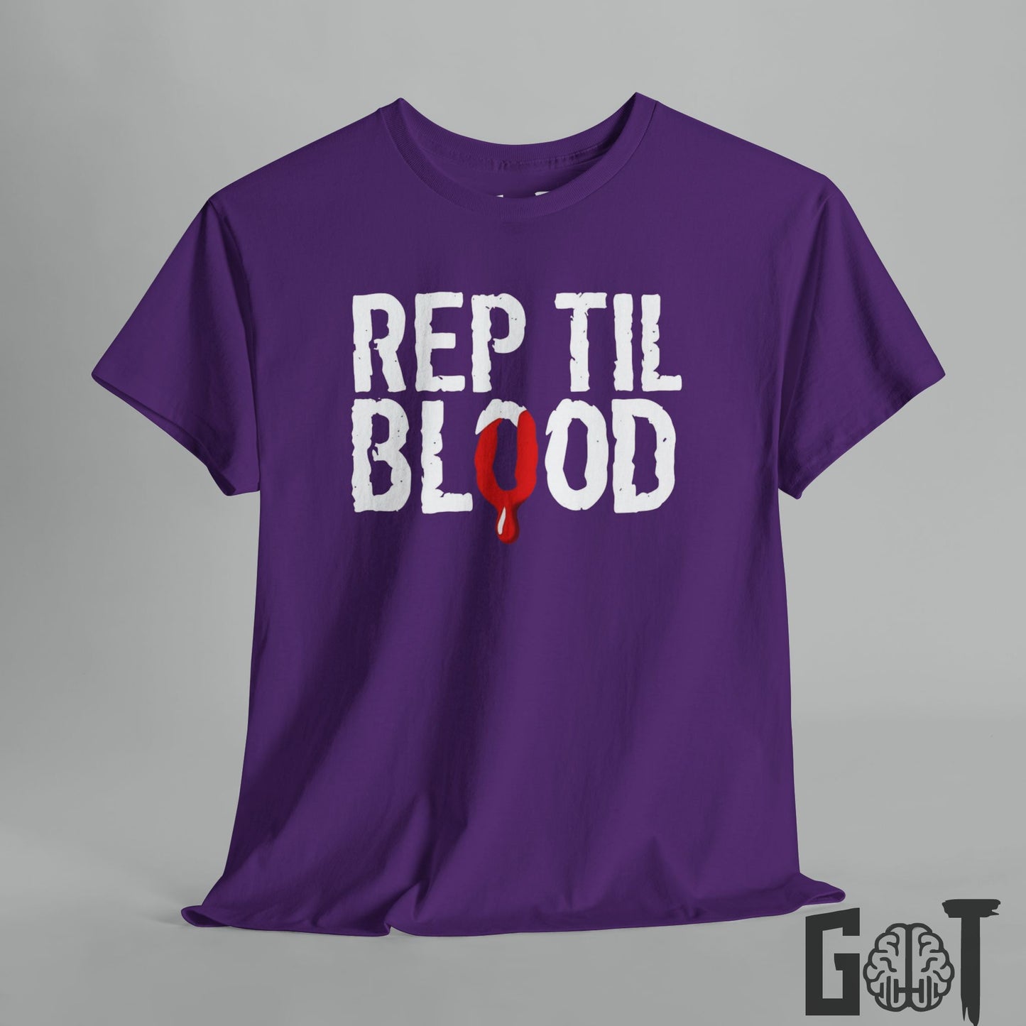 Rep Til Blood  Gym Motivational Tee