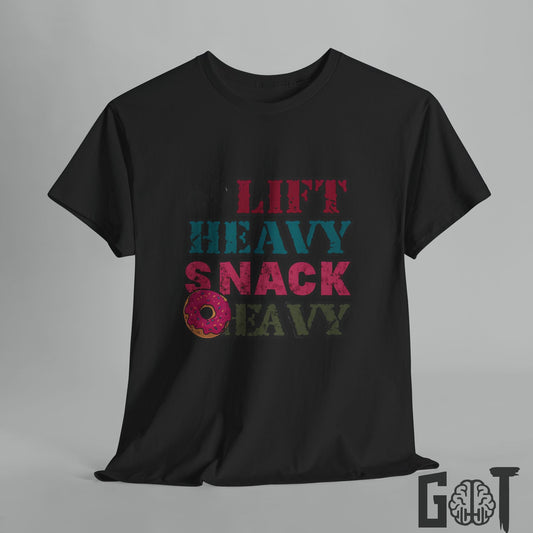 "Lift Heavy Snack Heavy" Graphic Tee