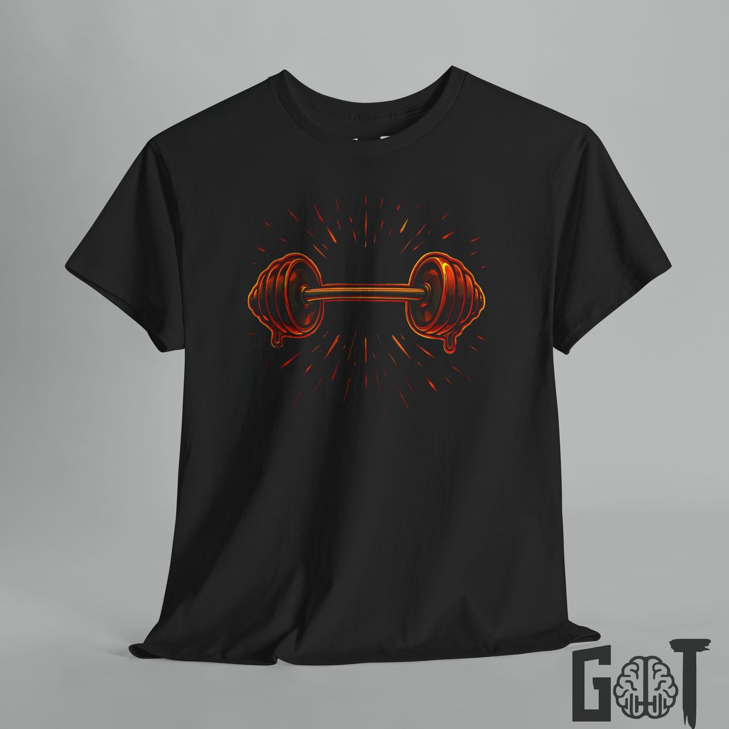 Fiery Weightlifting Gym Tee