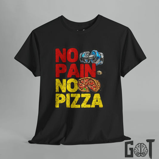 Funny Gym & Pizza Workout T-Shirt